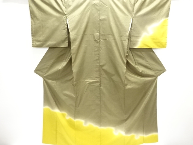 JAPANESE KIMONO / HOMONGI / OSHIMA TSUMUGI / SNOWFLAKE 